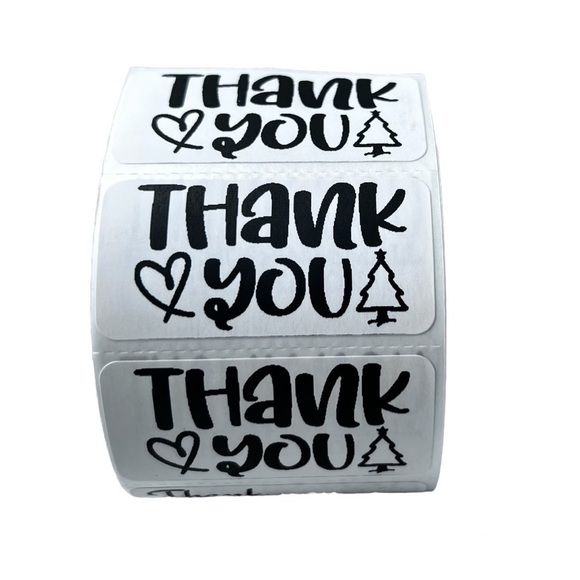 🎄Packaging Supplies |Christmas Stickers | Thank you Stickers |Pack of 10… - Picture 2 of 4